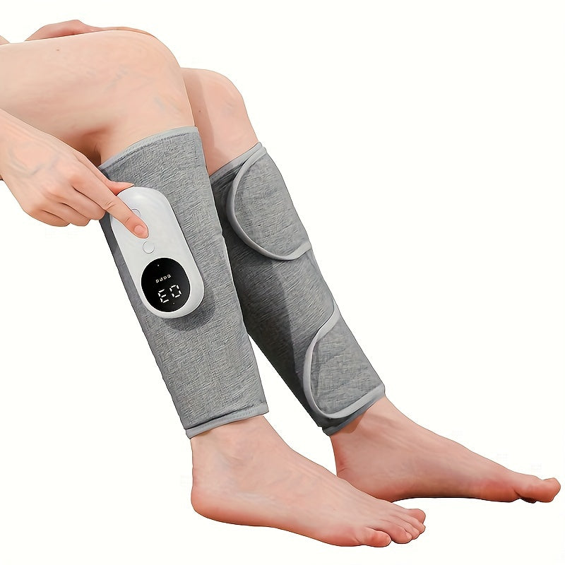 1pc Electric Leg Massager with Air Compression, Heated Calf & Foot Massage, Rechargeable Lithium Battery, No Wires, Ideal Gift for Mother'S Day, Father'S Day, Christmas, Mother'S Day Gift|Modern Leg Massager|USB Charged Devic