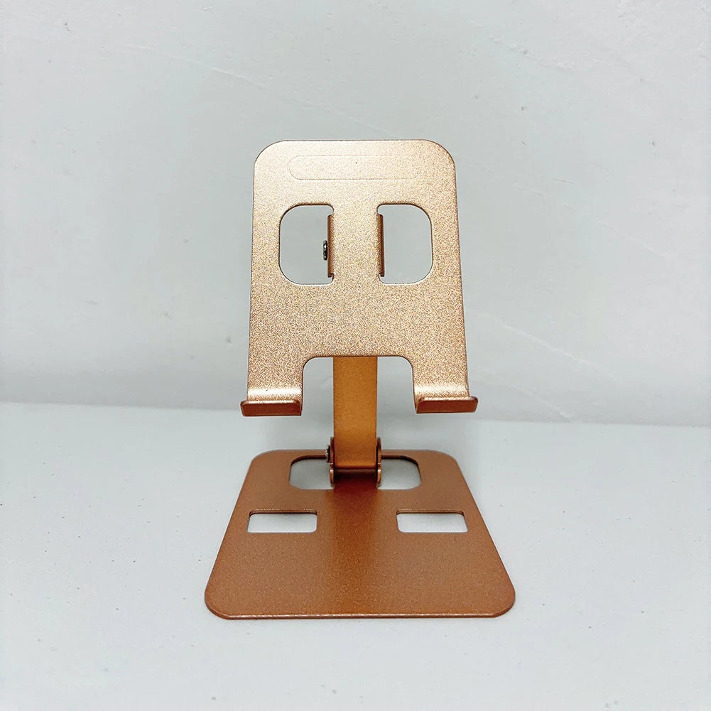 AeroStand™ Universal Aluminum Tablet & Phone Holder – Premium Adjustable Folding Desktop Mount
