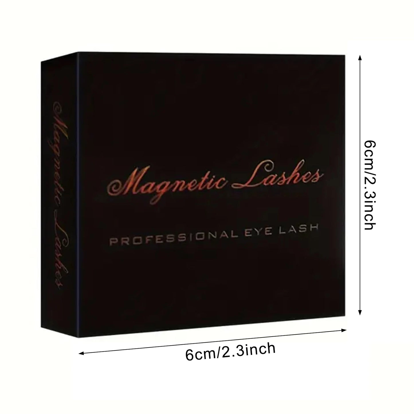 8pcs Magnetic Eyelashes Glue-free cluster lashes reusable false eyelash Eye Lash for Eye-Lifting Effect DIY Makeup Use