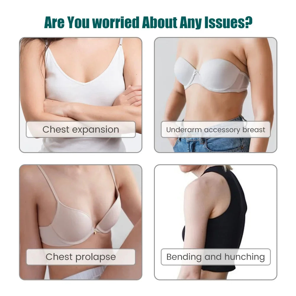 Women Chest Posture Corrector Invisible Body Shaper Corset Belt Back Shoulder Support Brace Posture Correction for Health Care