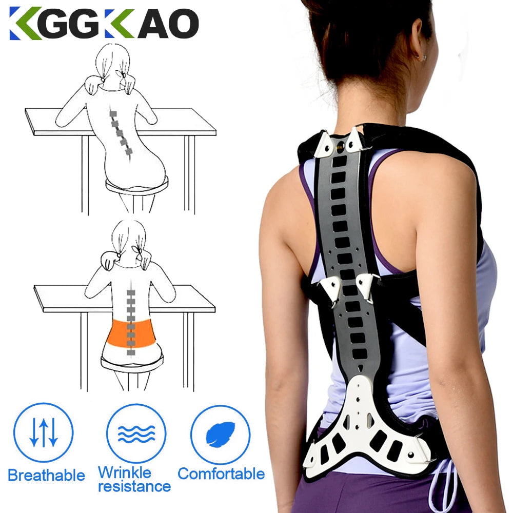 Posture Perfect Adjustable Back Brace – Pain Relief & Full Support for Men & Women