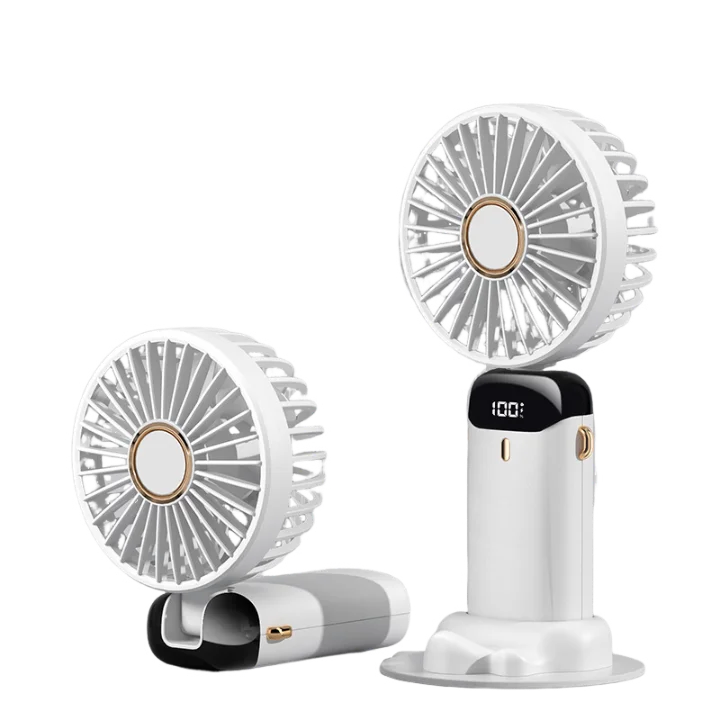 Smart Folding Fan with LED Display