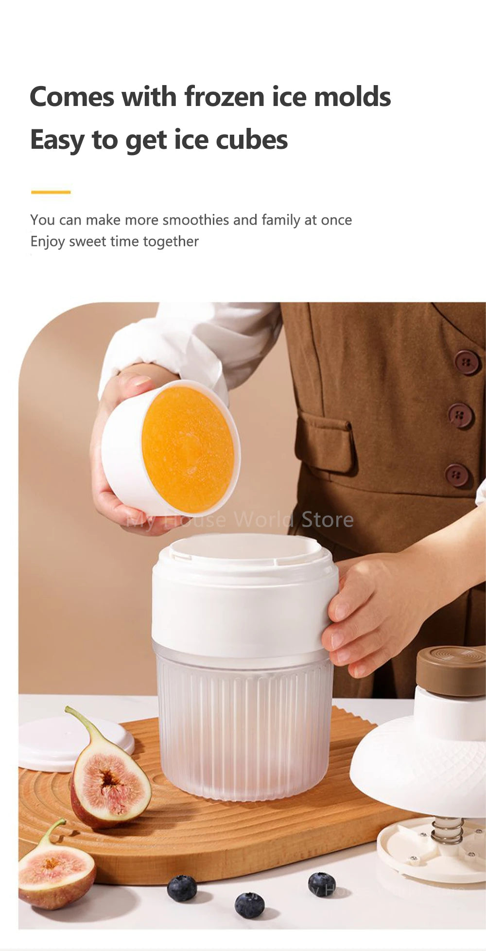 Shaved Ice Machine Mini Ice Crusher Hand Operated Shaved Ice Milkshake Maker Household Portable Small Hail Machine Kitchen Tool