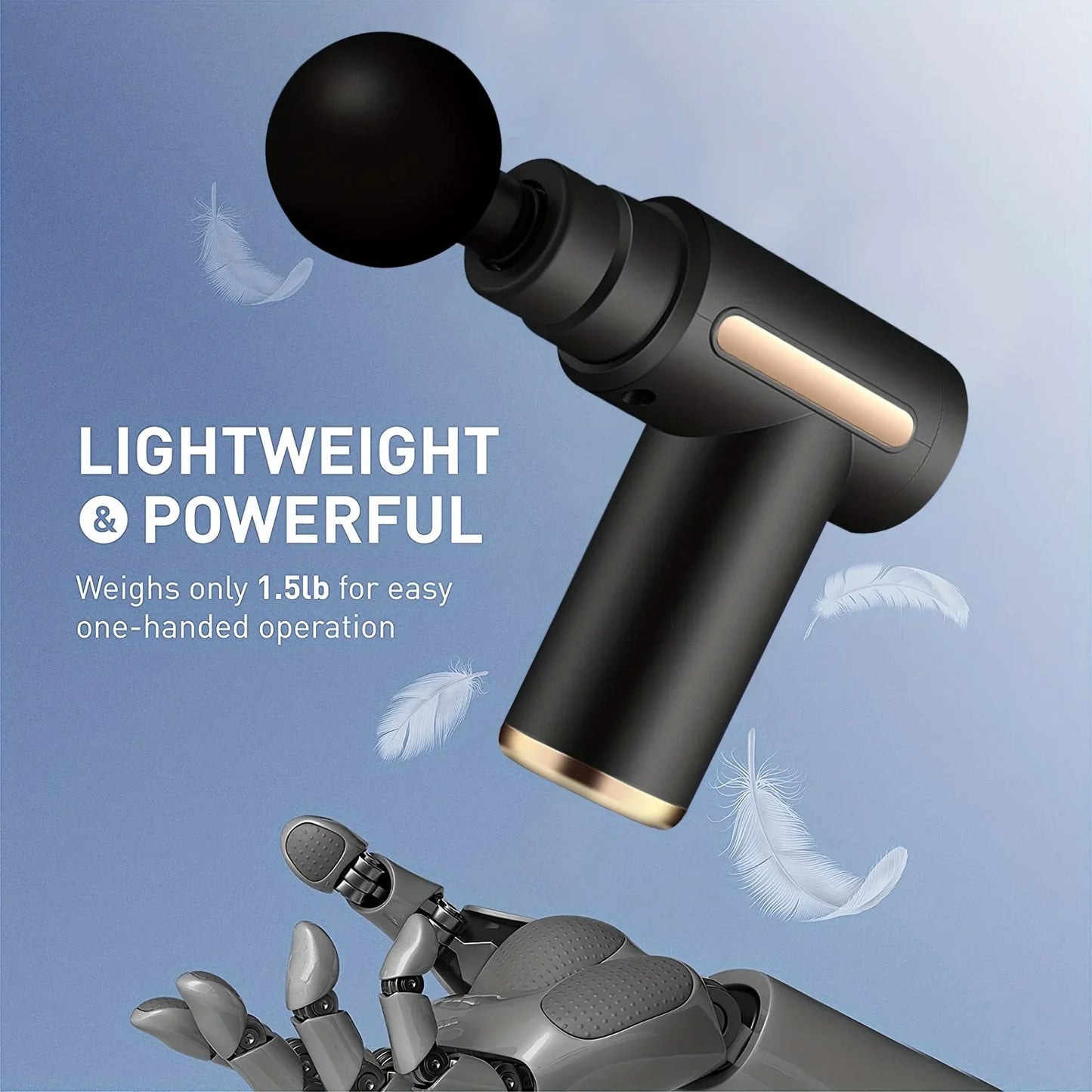PowerPulse™ Mini Massage Gun – Smart Relief in the Palm of Your Hand