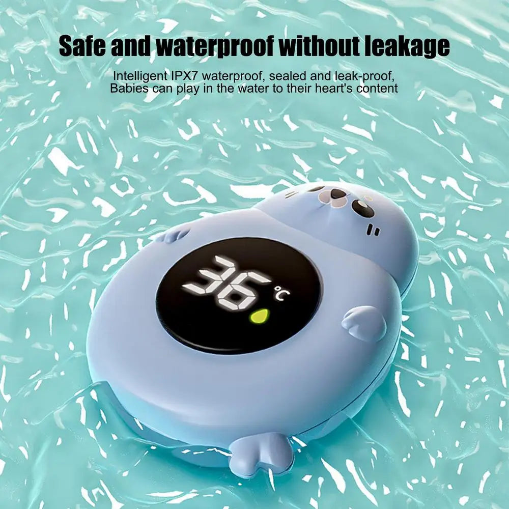 baby bath thermometer Tub Temperature Monitor Hot Cold Water Resistant Temperature Warning Monitor Upgraded Sensor LED display