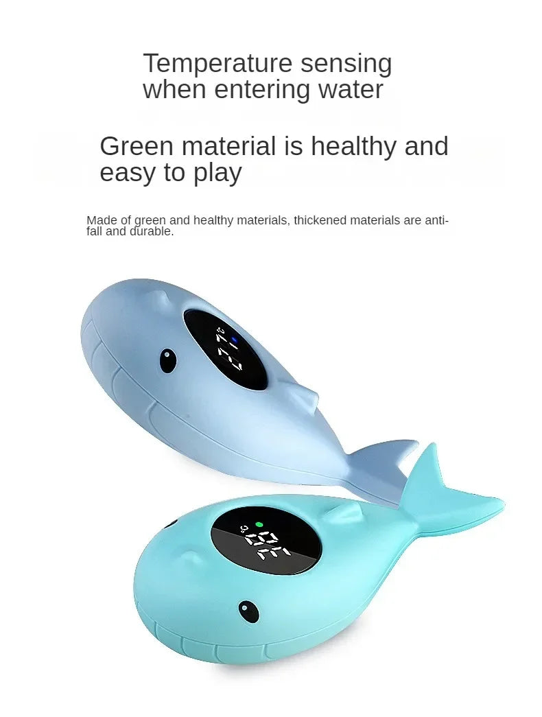 Digital Baby Bath Thermometer – Floating LED Temp Tester with Safety Alarm & Fun Cartoon Design