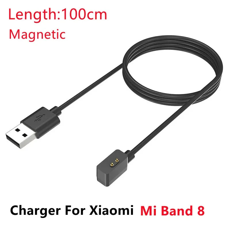 Magnetic Charger For Xiaomi Mi Band 8 7 6 5 4 3 USB Charging Cable for MiBand 2 Charging Cable Wire for Smart Bracelet Chargers