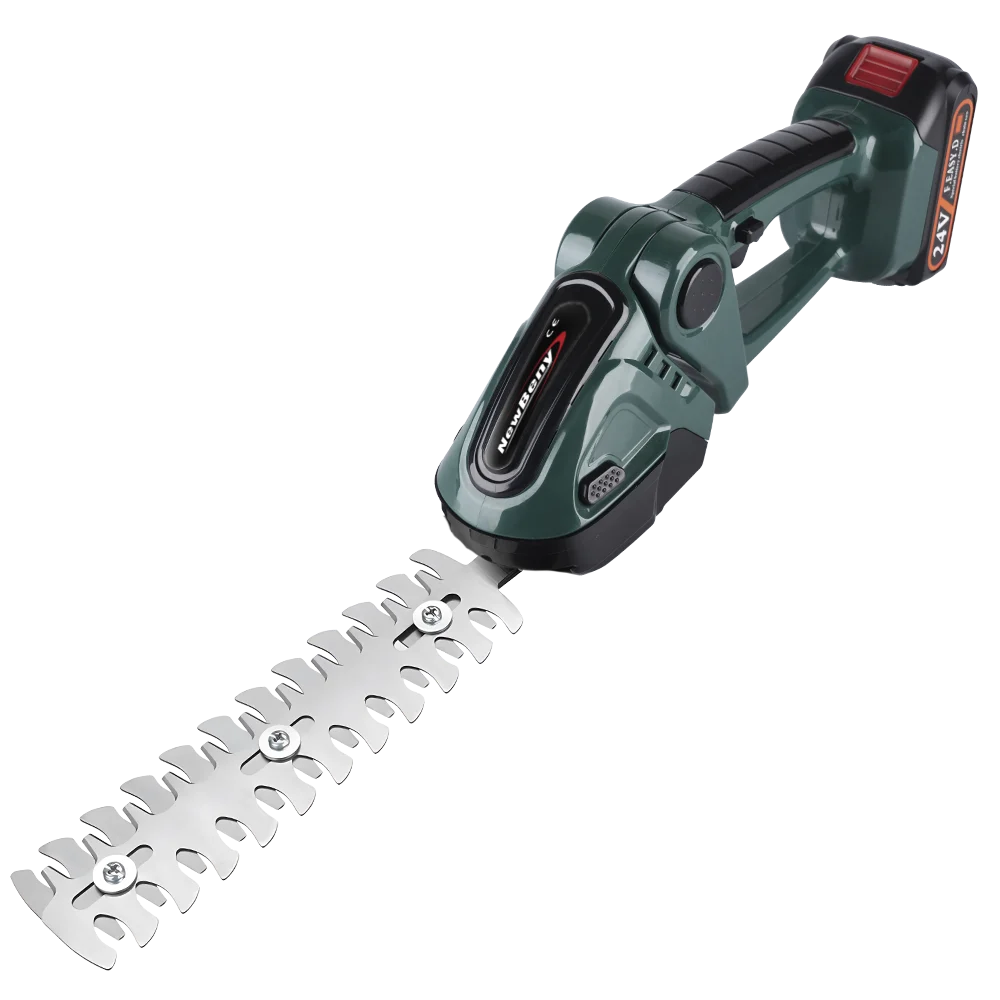 NEWBENY 2 IN 1 Electric Hedge Trimmer Cordless Portable High Power Household Lawn Mower Rechargeable Pruner Weeding Garden Tools
