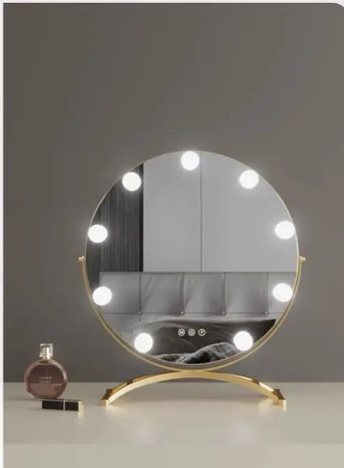 Makeup Mirror with Lights Lighted Cosmetic Vanity Mirror with Led Bulbs for Dressing Bedroom Tabletop Best Gifts for girl women