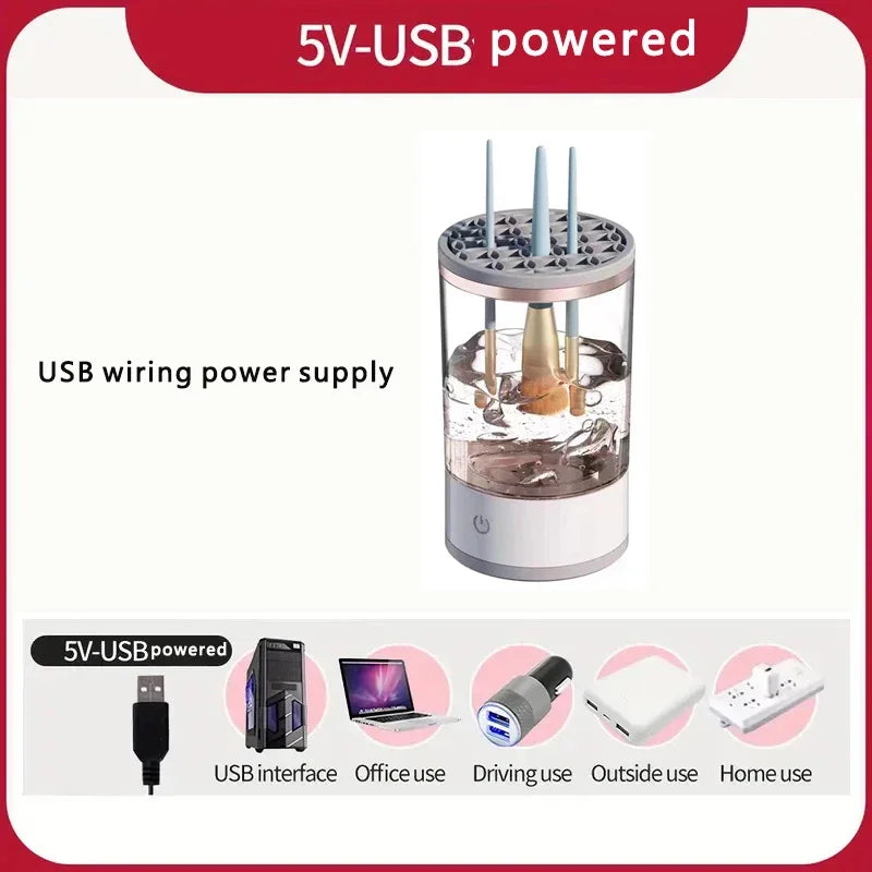 USB Electric Makeup Brush Cleaner – Fast, Mess-Free Cleaning in Seconds