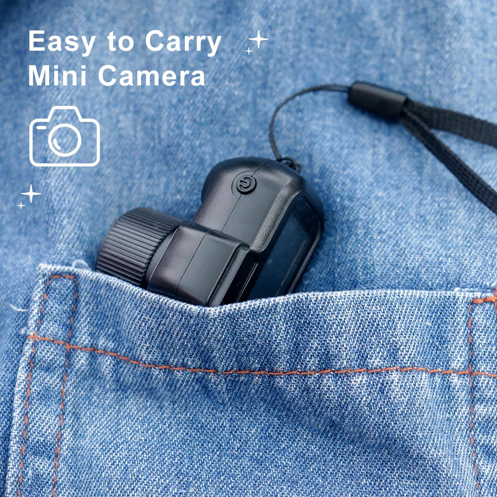 Mini Camera With Screen HD 1080p With Flash Lamp And Battery Dock Portable Retro Ultra Compact Mini Camera Video Recorder Y4000