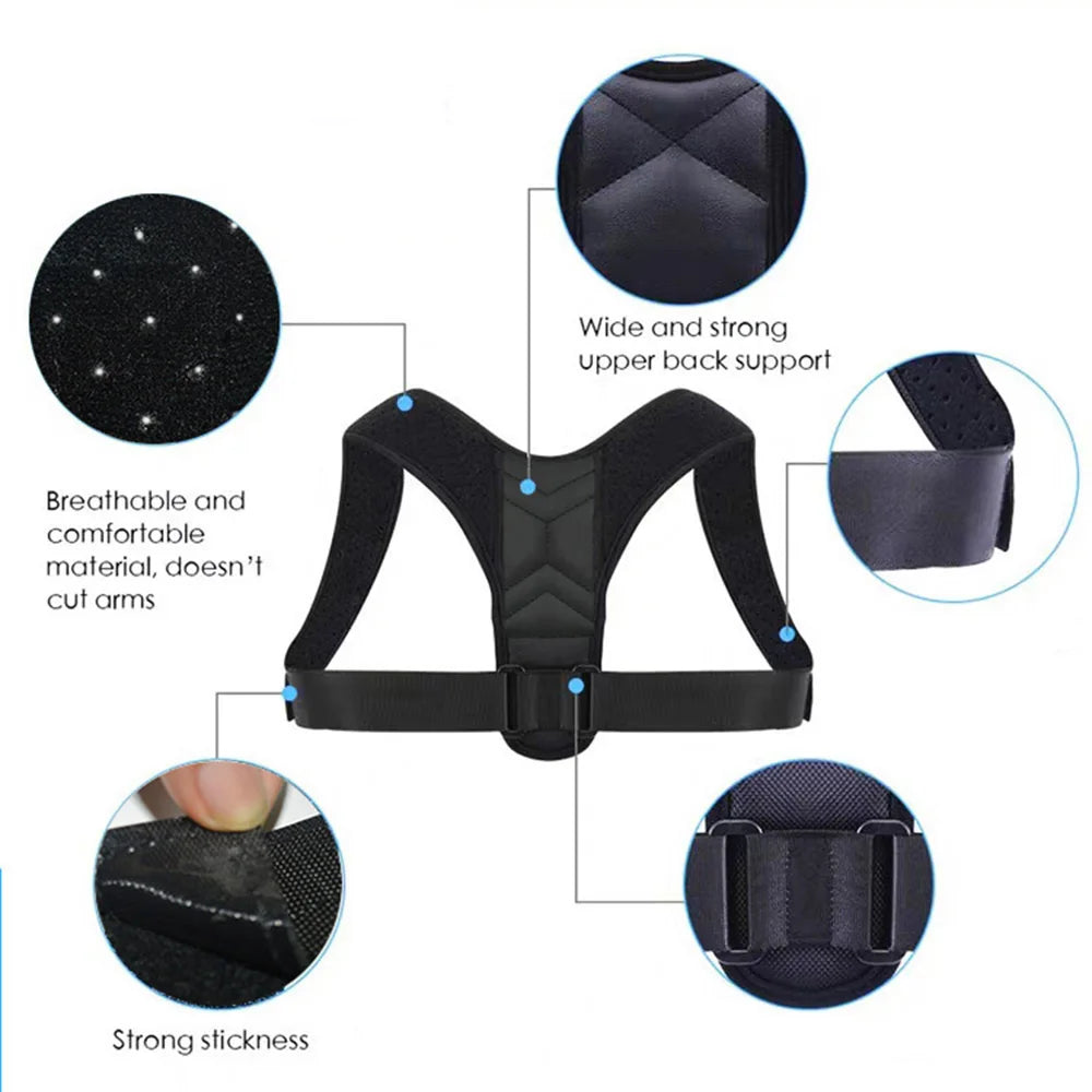 AlignWell™ Premium Posture Corrector – Elegant Upper Back & Shoulder Support for Men & Women