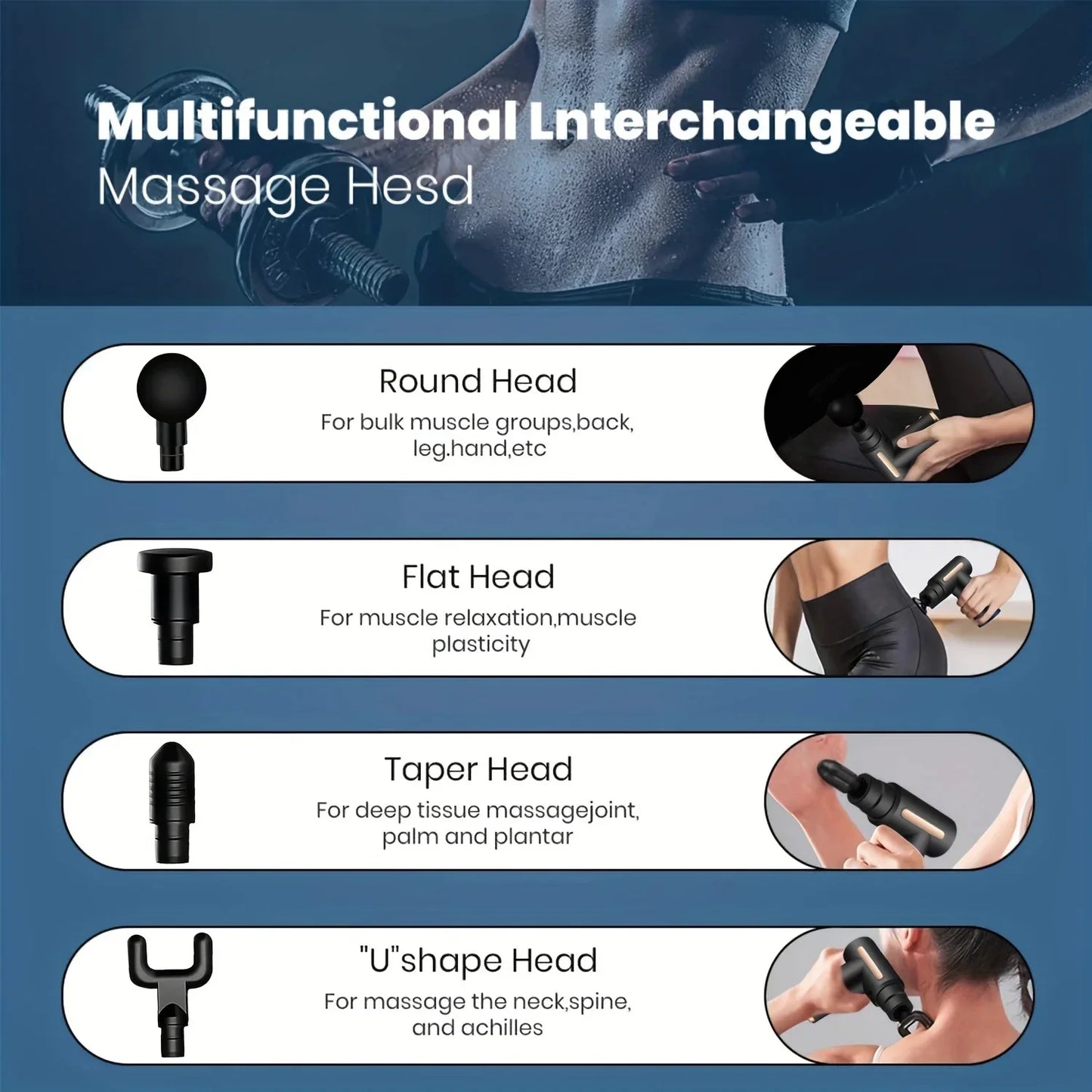PowerPulse™ Mini Massage Gun – Smart Relief in the Palm of Your Hand