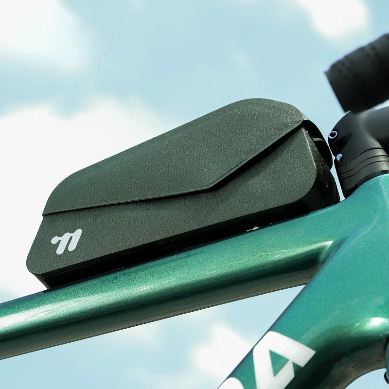 WEST BIKING Waterproof Bicycle Top Tube Bag Lightweight Bike Frame Pack Durable Cycling Storage Bag for Mountain and Road Bikes