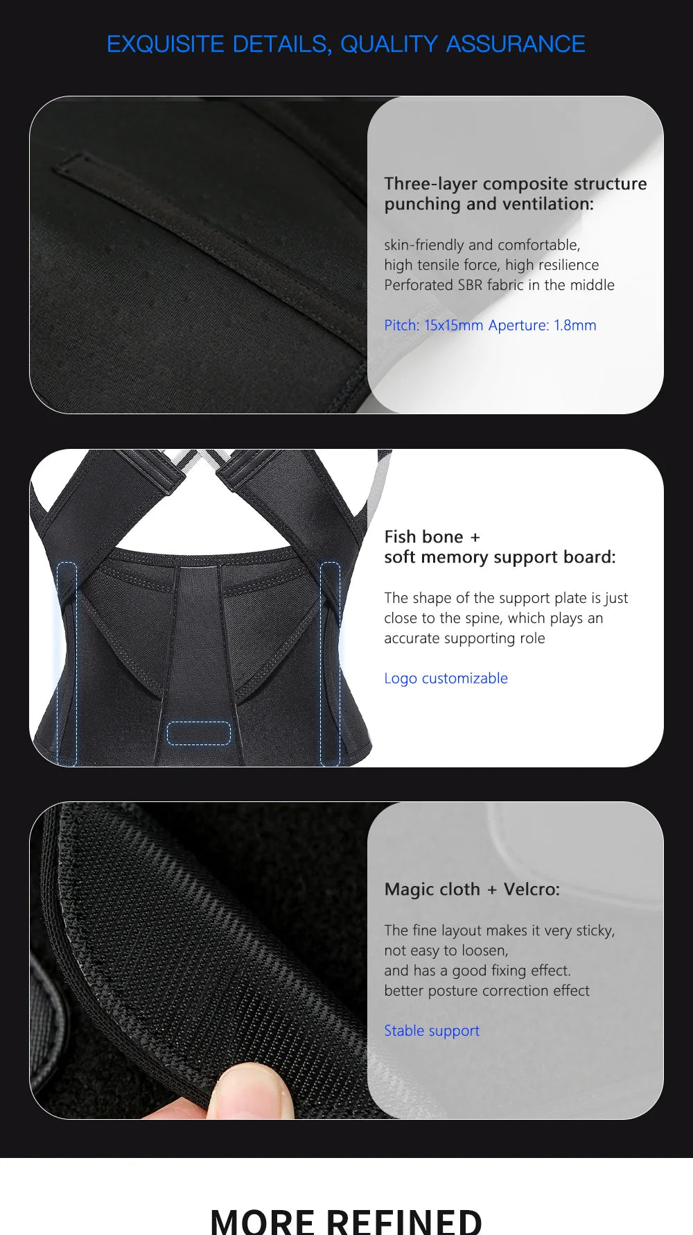 Adjustable Back Posture Corrector Belt Women Men Prevent Slouching Relieve Pain Posture Corrector