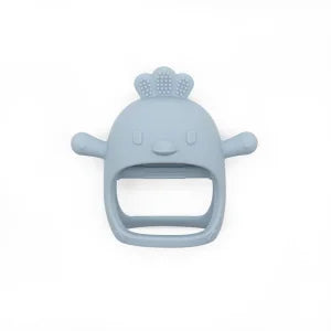 Baby Teether Gloves – Cartoon Chick Silicone Teething Toy for Dental Care & Gum Relief