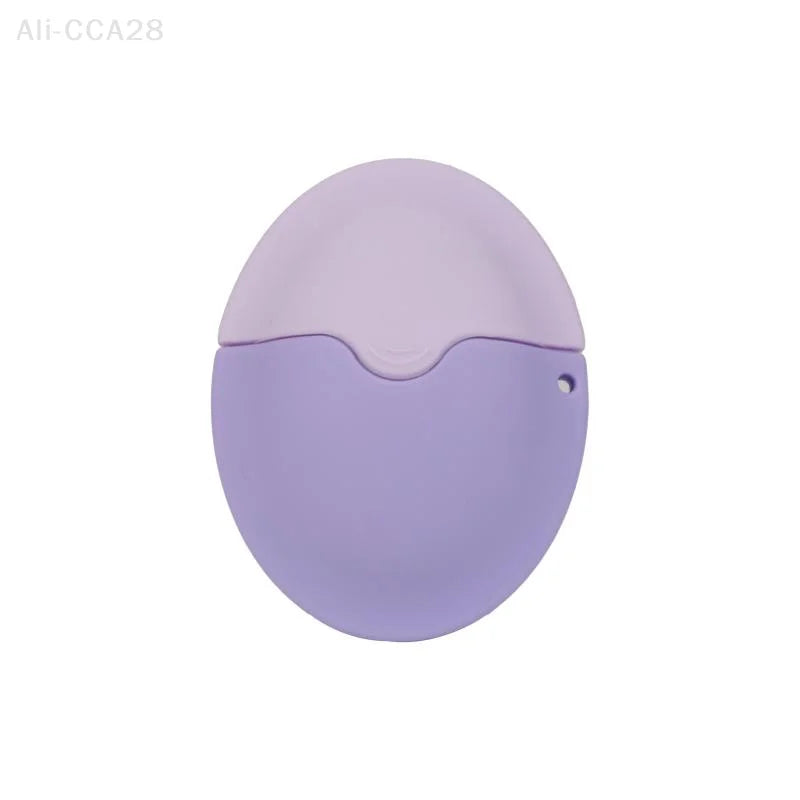 Silicone Suncream Roller Applicator Refillable Oval Isolation Lotion Cream Bottles Stitching Color Cosmetics Tool Travel