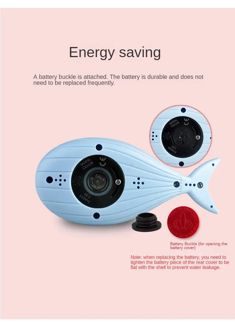 Digital Baby Bath Thermometer – Floating LED Temp Tester with Safety Alarm & Fun Cartoon Design