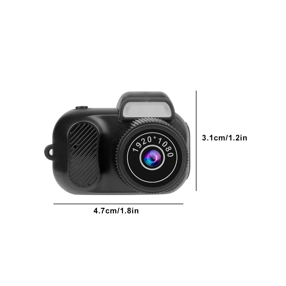 Mini Camera With Screen HD 1080p With Flash Lamp And Battery Dock Portable Retro Ultra Compact Mini Camera Video Recorder Y4000