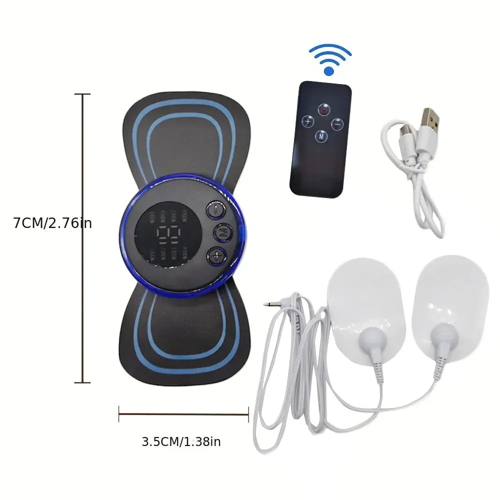 8-in-1 Rechargeable EMS Neck Massager – Relaxation at Your Fingertips