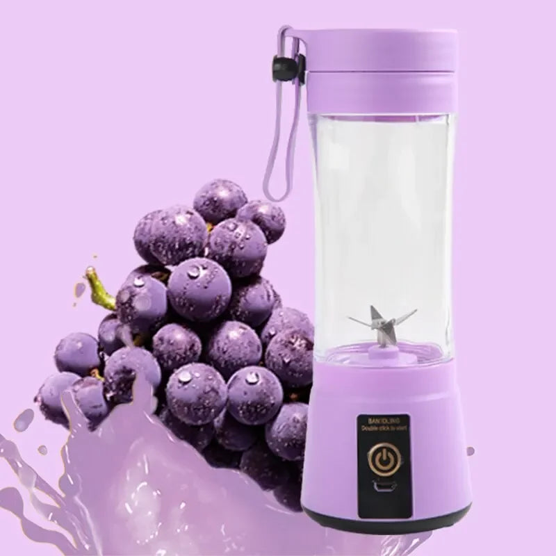 USB mini electric juicer smoothie milkshake machine portable automatic freshly squeezed fruit orange lemon kitchen blender