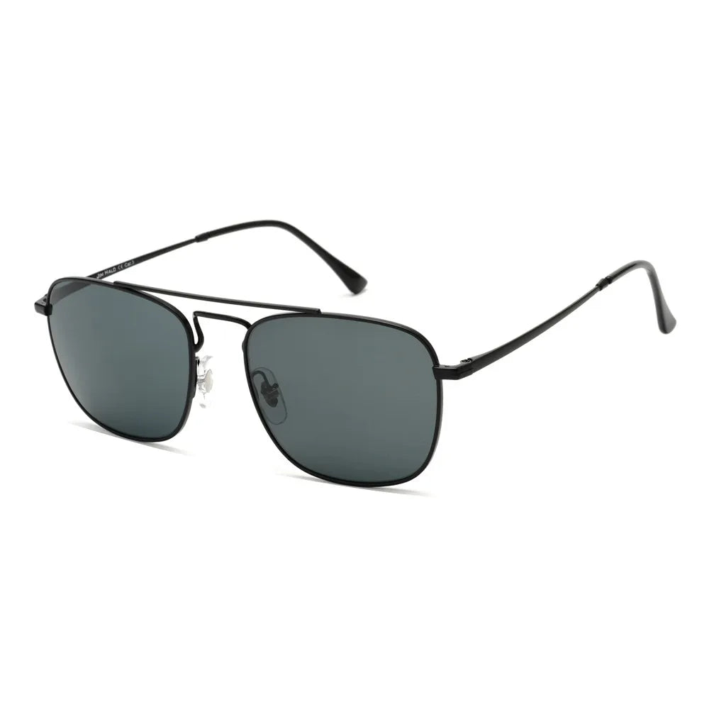 Fashion Glass Lenses Men Women Square Sunglasses Brand Designer Metal Frame UV400