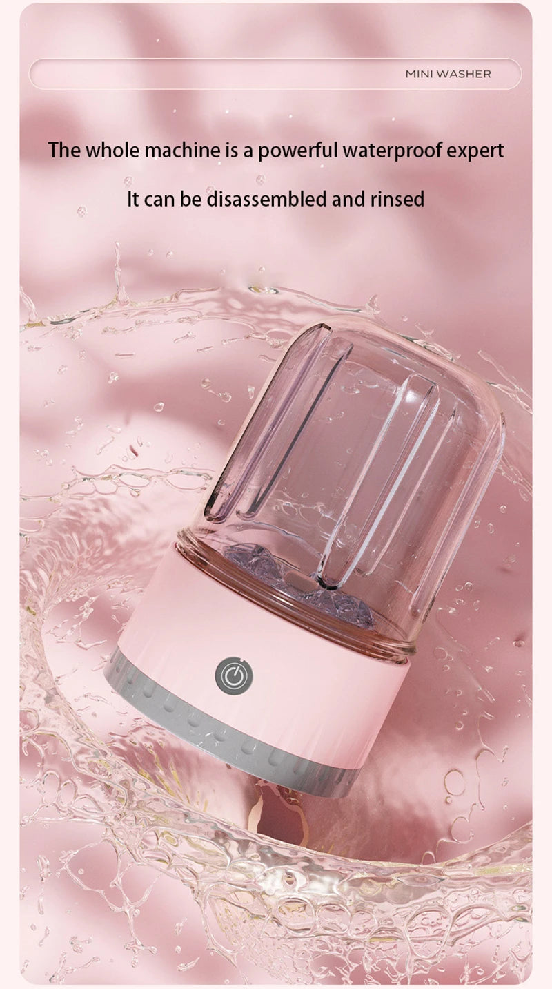 Mini Laundry Cup 1L Wireless Portable Underwear&Socks Automatic Washing Machine Rechargeable For Travel Home Dormitory