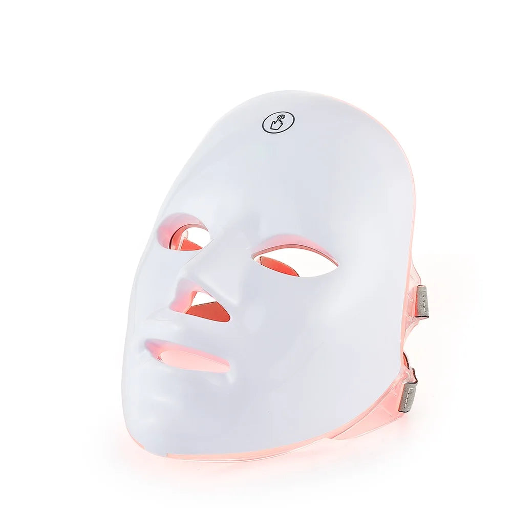 Wireless LED Face Mask Red Light Photon Therapy Anti-Aging Anti Wrinkle Acne Removal 7 Color Facial Mask Skin Care Beauty Device