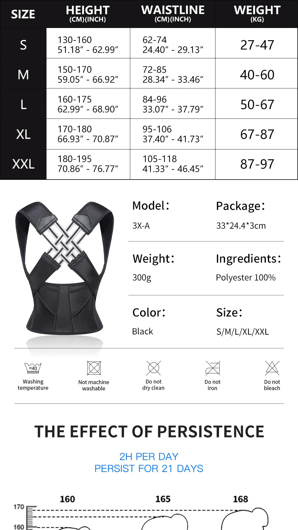 Adjustable Back Posture Corrector Belt Women Men Prevent Slouching Relieve Pain Posture Corrector