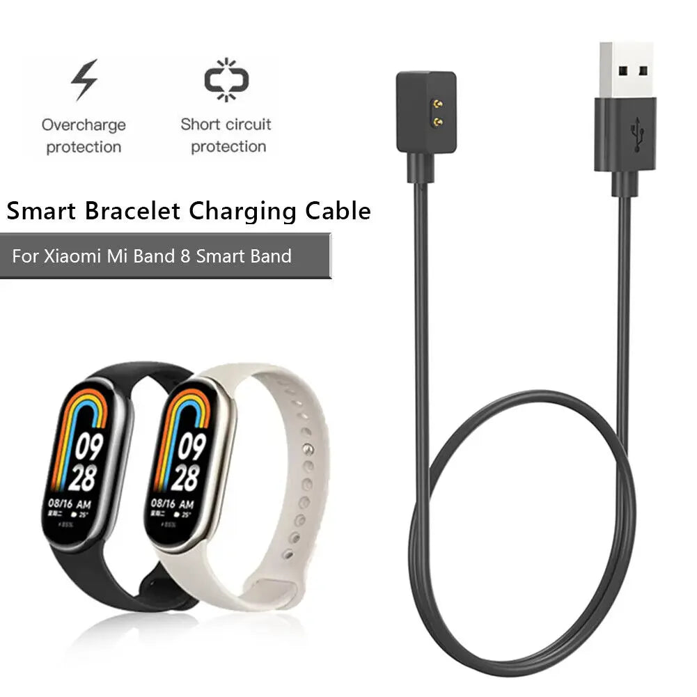 Magnetic Charger For Xiaomi Mi Band 8 7 6 5 4 3 USB Charging Cable for MiBand 2 Charging Cable Wire for Smart Bracelet Chargers