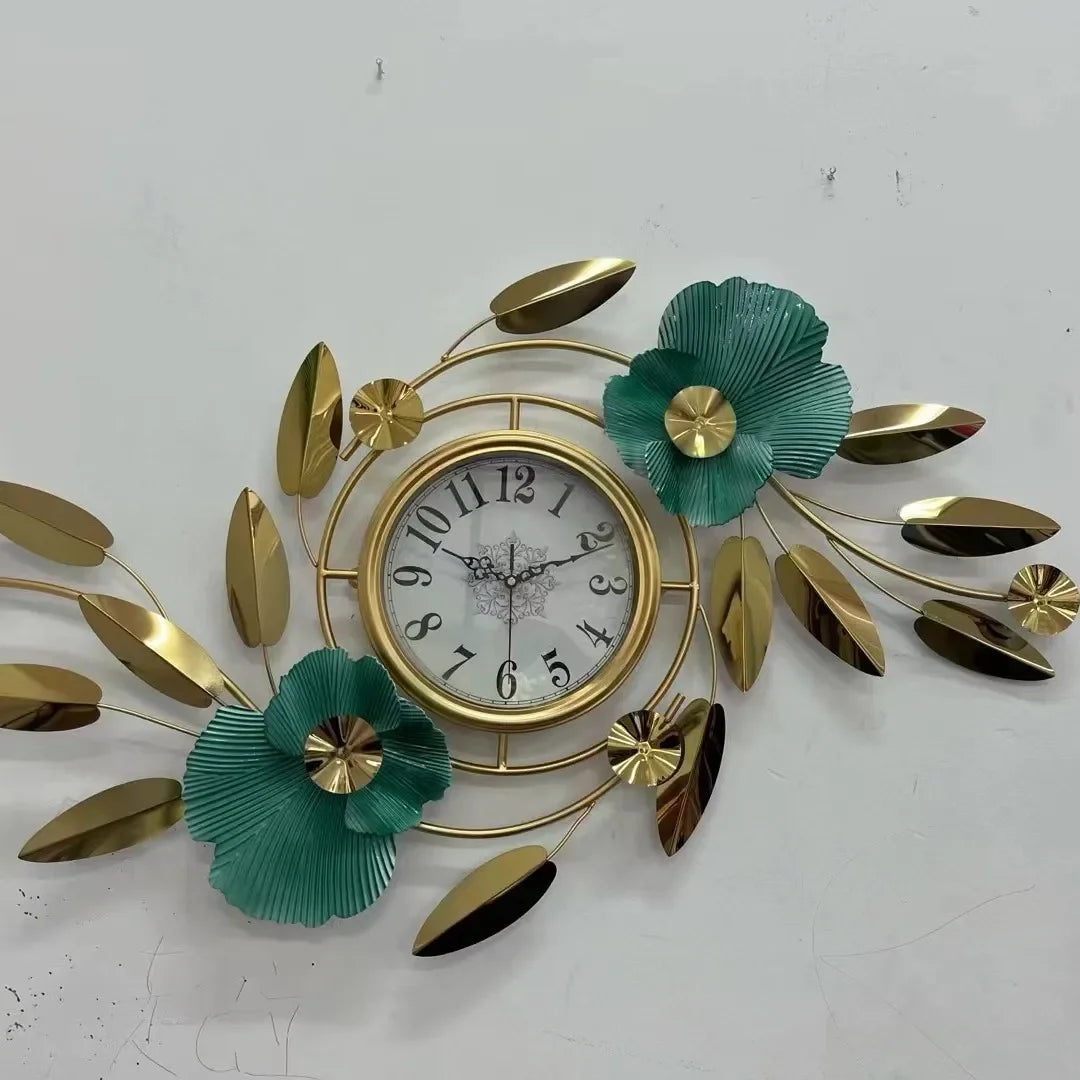 2025 New Large Nordic Fashion Wall Clocks Living Room Modern Quiet Quartz Clock Creative Home Decor Restaurant Background Wall