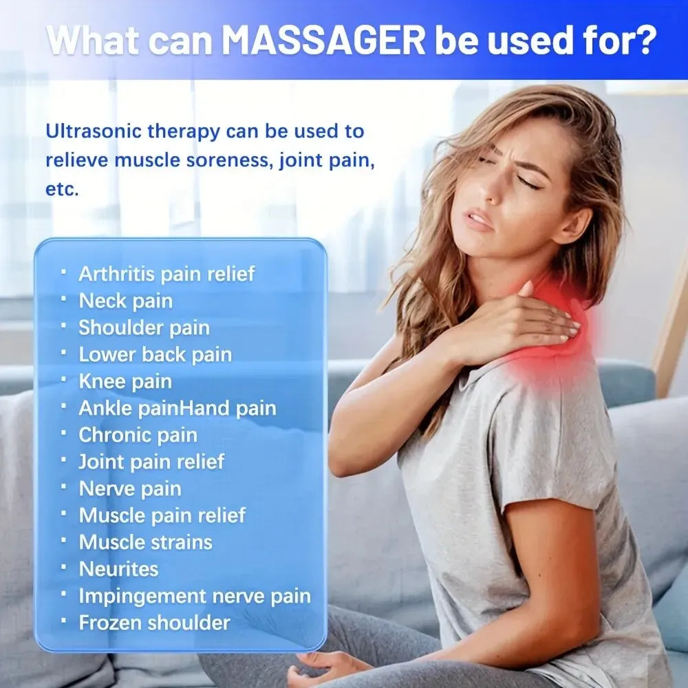 8-in-1 Rechargeable EMS Neck Massager – Relaxation at Your Fingertips