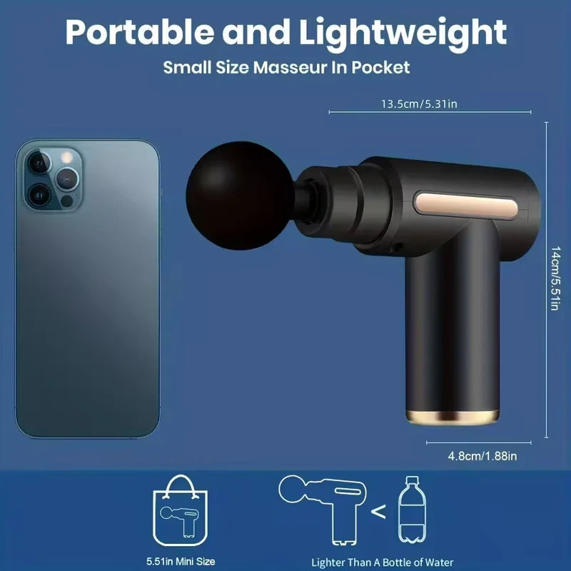 PowerPulse™ Mini Massage Gun – Smart Relief in the Palm of Your Hand