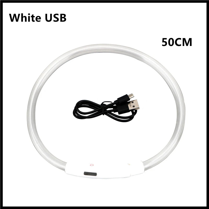 LumiPaw™ Luxe LED Pet Collar – USB Rechargeable, Adjustable & Radiantly Safe
