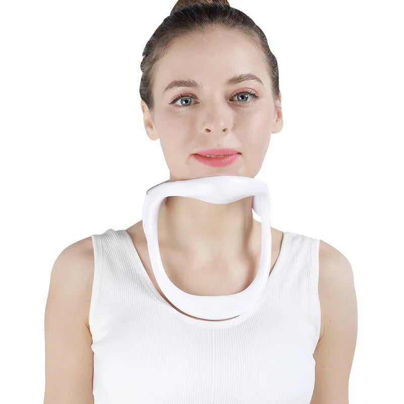 Neck Stretcher & Posture Corrector – Adjustable Neck Brace for Pain Relief & Support