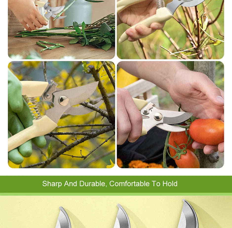 Garden Scissors for Bonsai Professional Pruning Trees Orchard Grape Branches Gadgets Agricultural Farm Hand Tools Floral Pruner