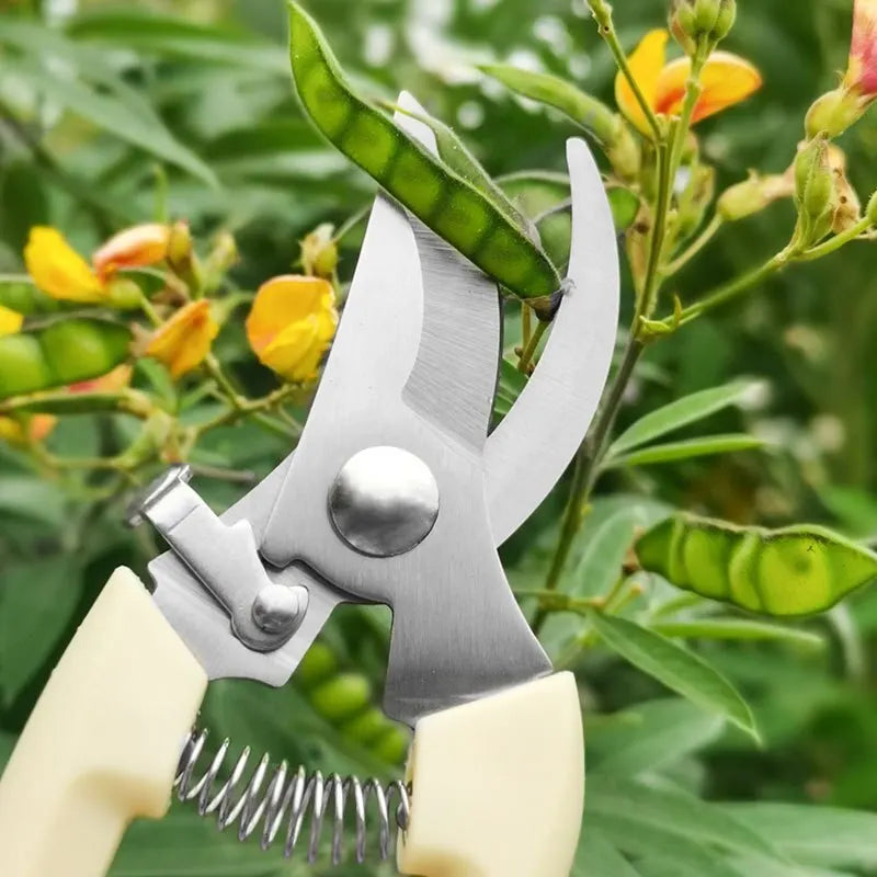 Stainless Steel Scissors for Flower Cutting Arrangement Pruning Fruit Tree Garden Branch Cutting Household Grafting Tools Set