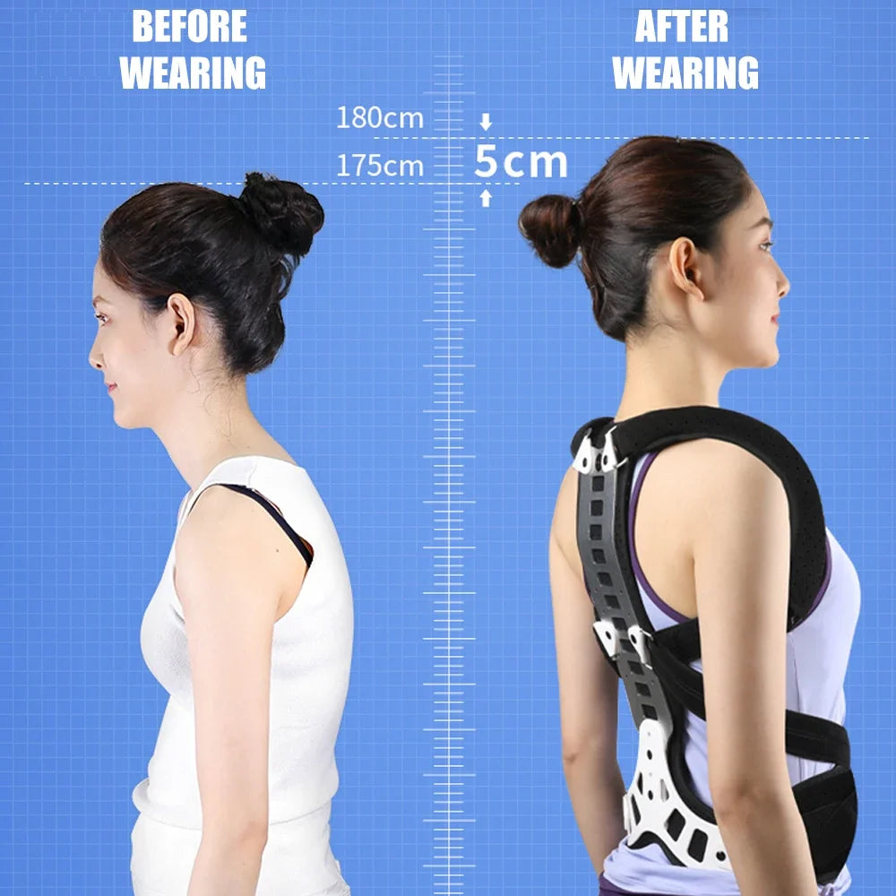 Posture Perfect Adjustable Back Brace – Pain Relief & Full Support for Men & Women
