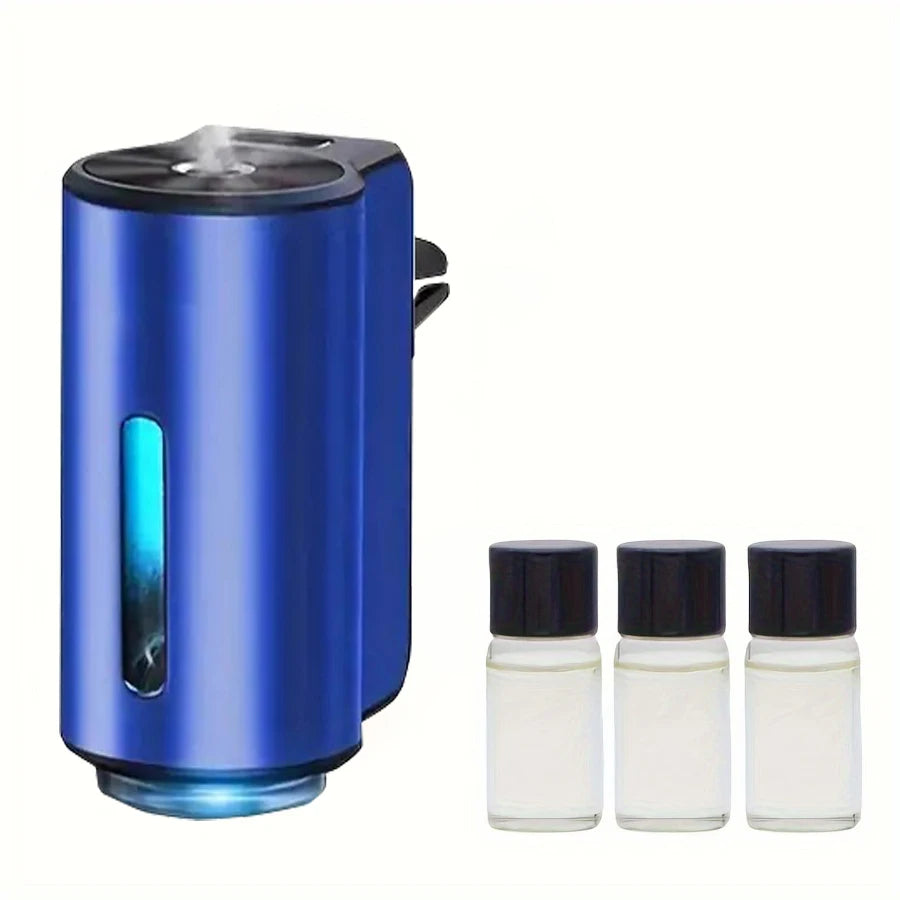 Car Air Freshener With Three Adjustable Intensity Levels, Car Aroma Diffuser, Portable- Freshener Perfume Fragrance