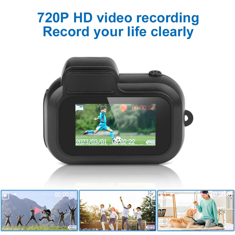 Mini Camera With Screen HD 1080p With Flash Lamp And Battery Dock Portable Retro Ultra Compact Mini Camera Video Recorder Y4000