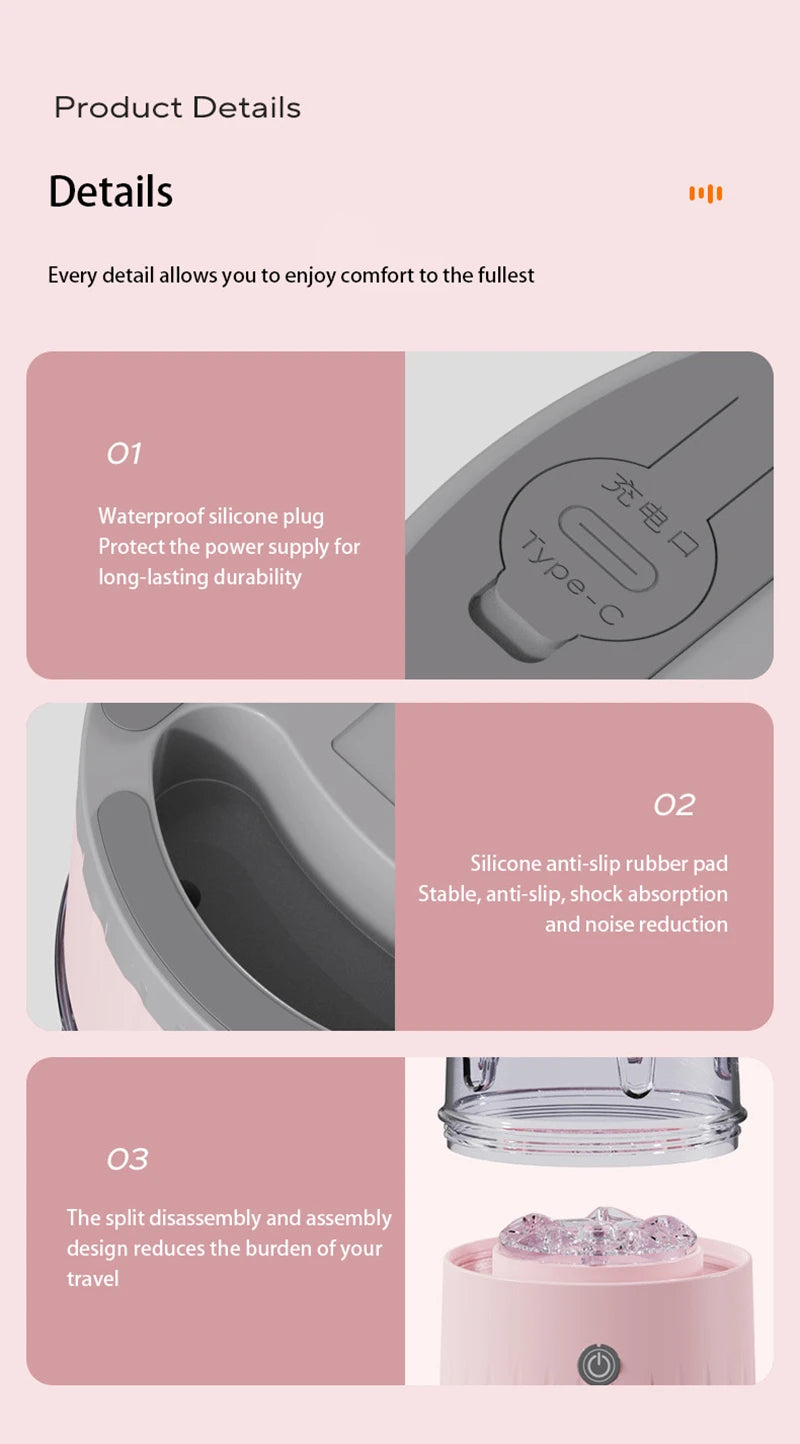 New Wireless Washing Machine Portable Underwear Cleaner 2000AH Mini Socks Wash Machine Fully automatic Laundry Bucket