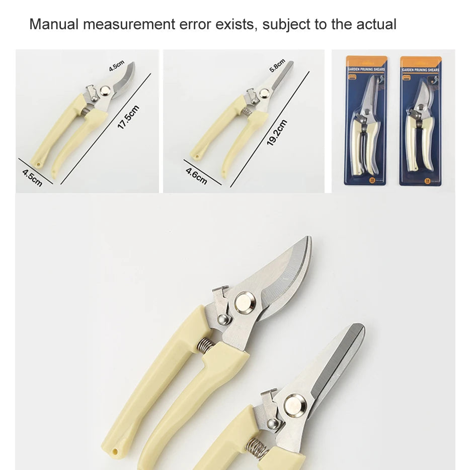 Garden Scissors for Bonsai Professional Pruning Trees Orchard Grape Branches Gadgets Agricultural Farm Hand Tools Floral Pruner