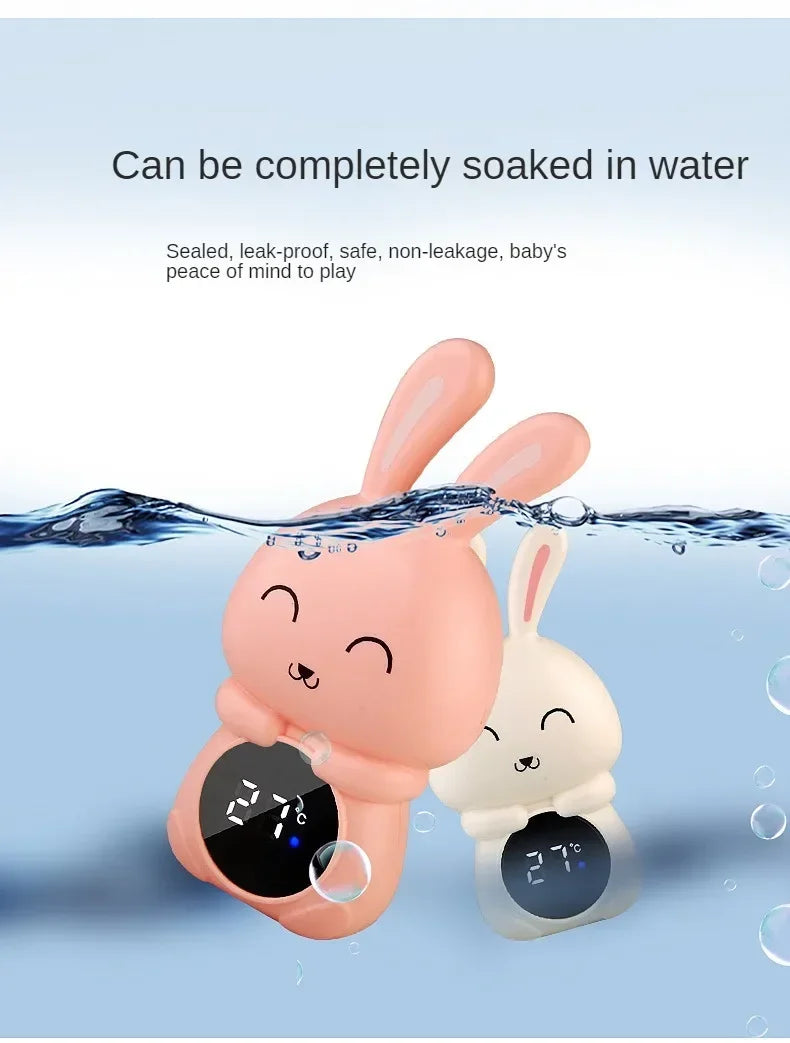 Digital Baby Bath Thermometer – Floating LED Temp Tester with Safety Alarm & Fun Cartoon Design