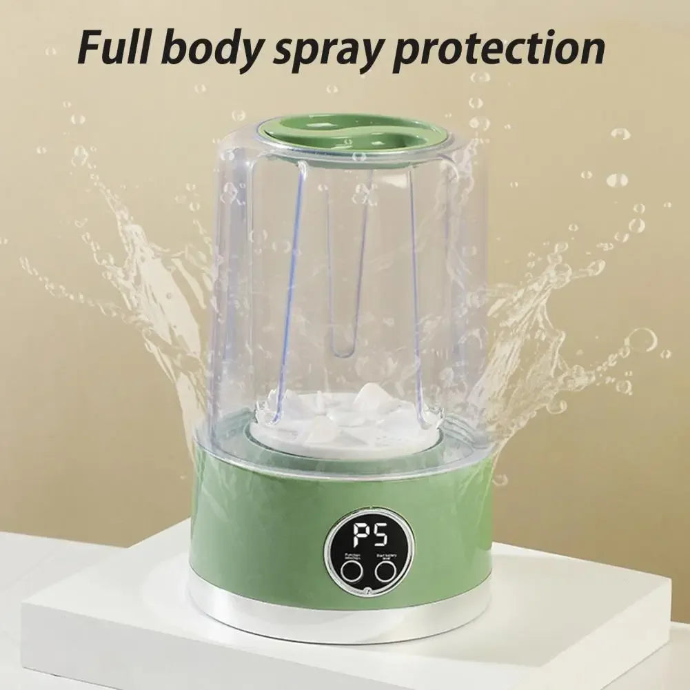 Portable Cordless Washing Machine,USB Rechargeable, Mini Washer For /Underwear/Socks/Baby Clothes Home Travel Laundry Bucket