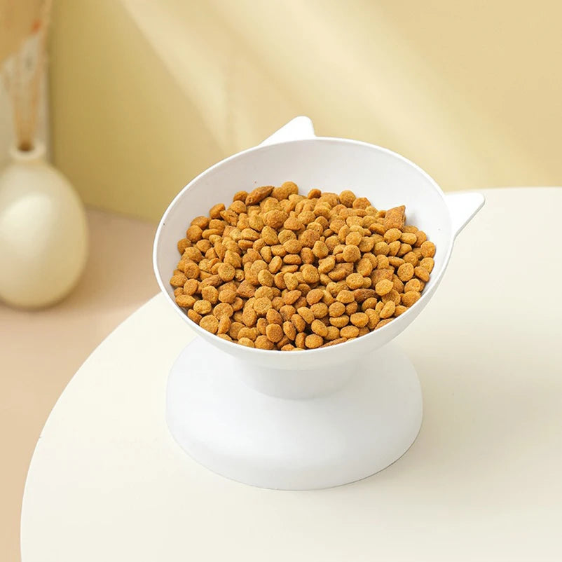 Raised Cat and Dog Food Bowl with Guard