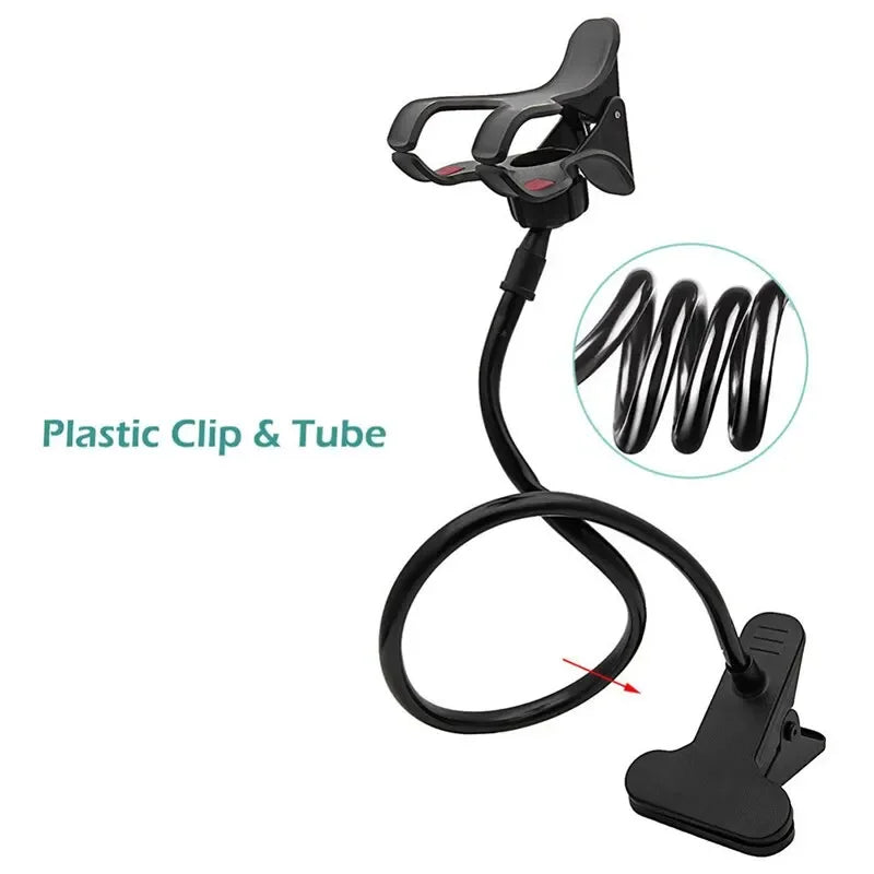 FlexiLuxe™ 360° Adjustable Phone Holder – Premium 70cm Flexible Mount for Bed, Desk & Beyond