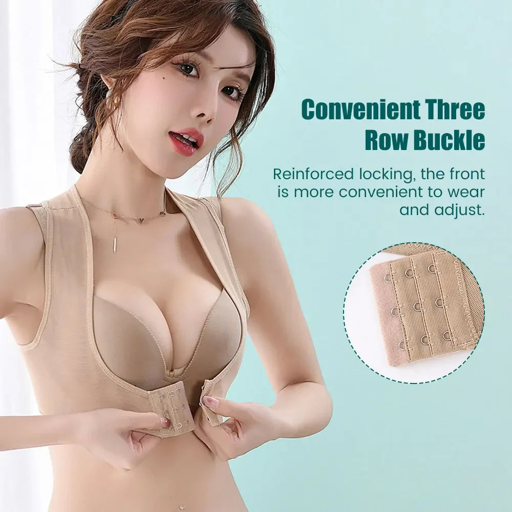 Women Chest Posture Corrector Invisible Body Shaper Corset Belt Back Shoulder Support Brace Posture Correction for Health Care
