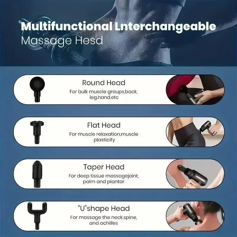 PowerPulse™ Mini Massage Gun – Smart Relief in the Palm of Your Hand
