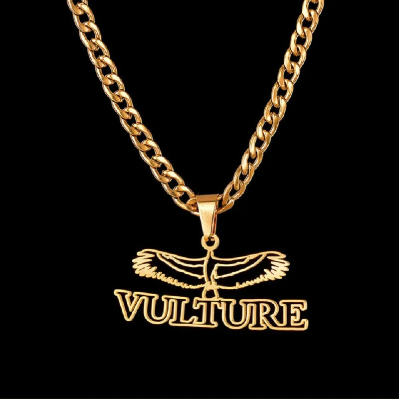 Royal Elegance: Custom Stainless Steel Name Necklace with Crown Pendant & Thick Chain