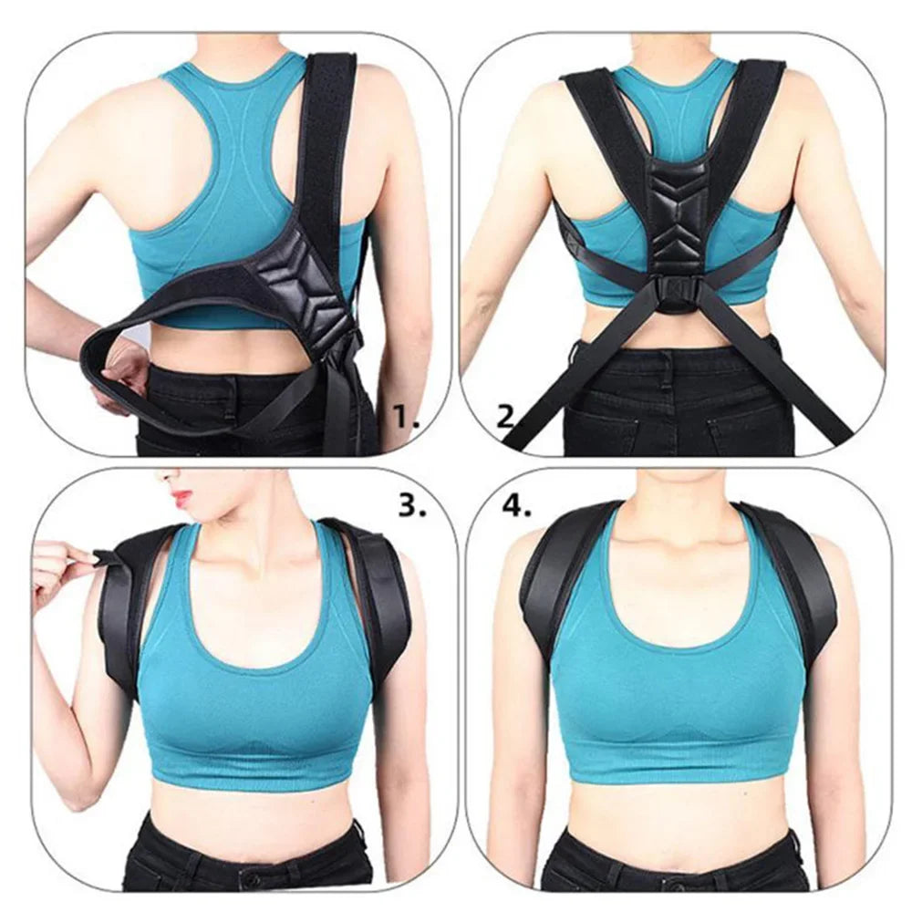 AlignWell™ Premium Posture Corrector – Elegant Upper Back & Shoulder Support for Men & Women